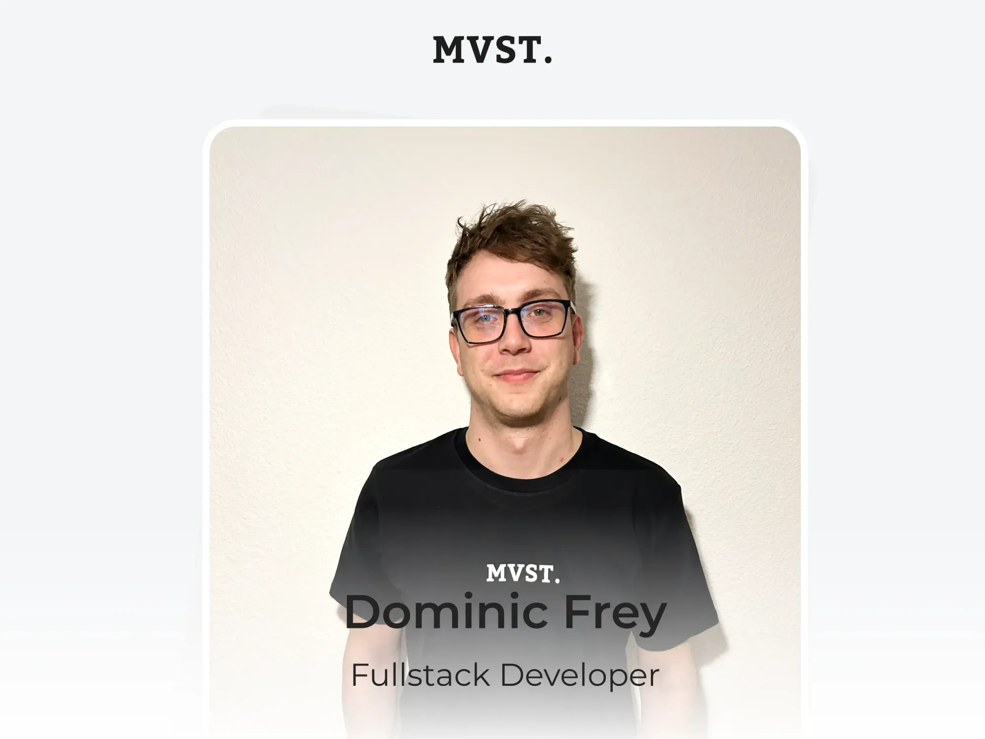 Welcome to MVST, Dominic!