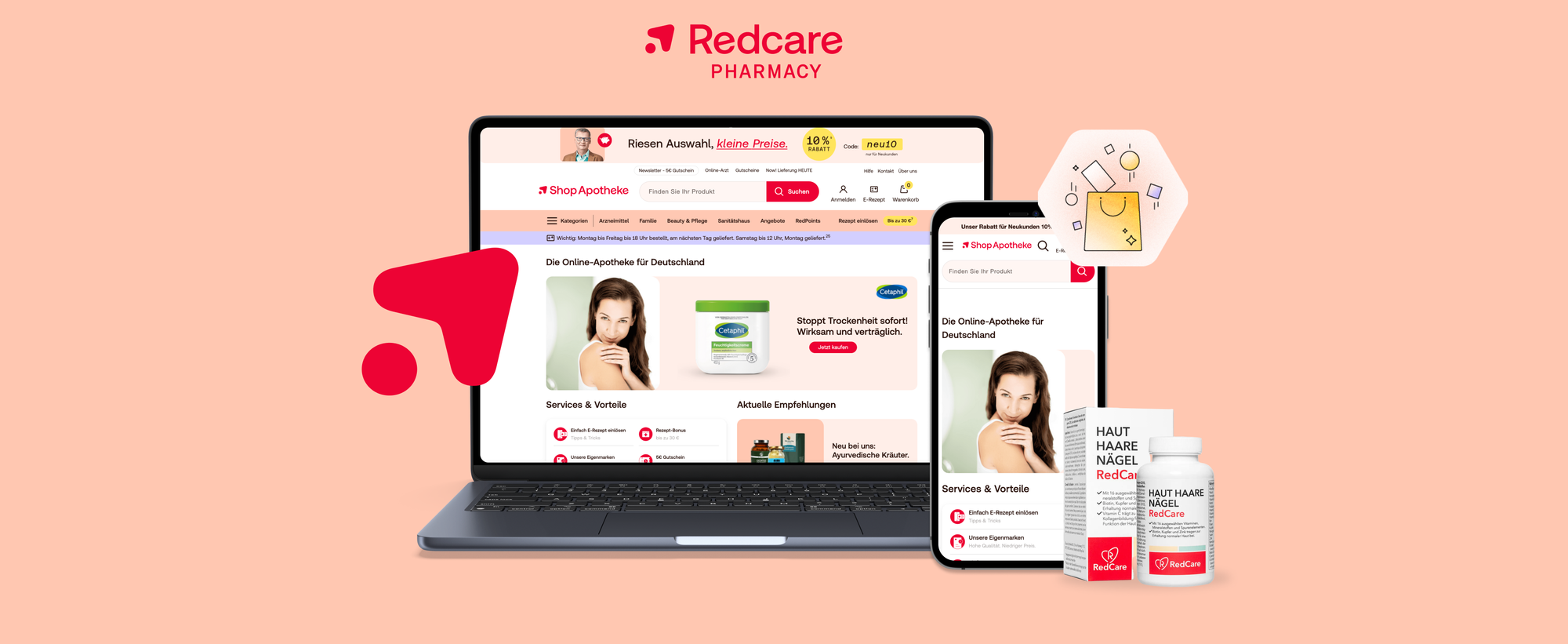 Redcare Pharmacy (Shopapotheke) - Transforming their e-commerce shops into a new world