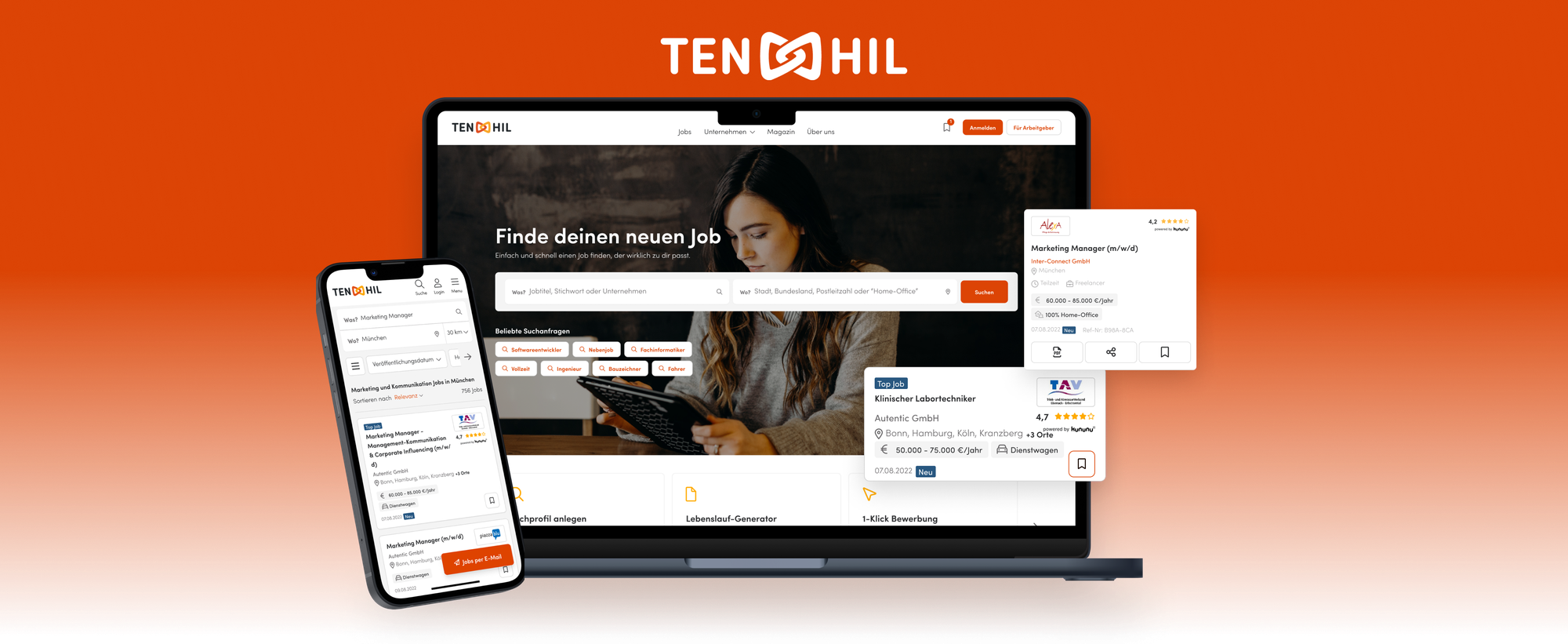 Tenhil - Enhancing the Online Job Search Experience