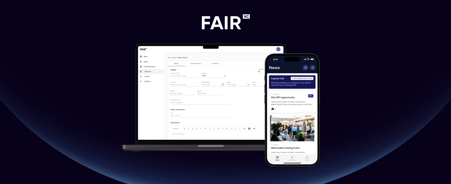 FAIR VC - Redefining the Investor Experience