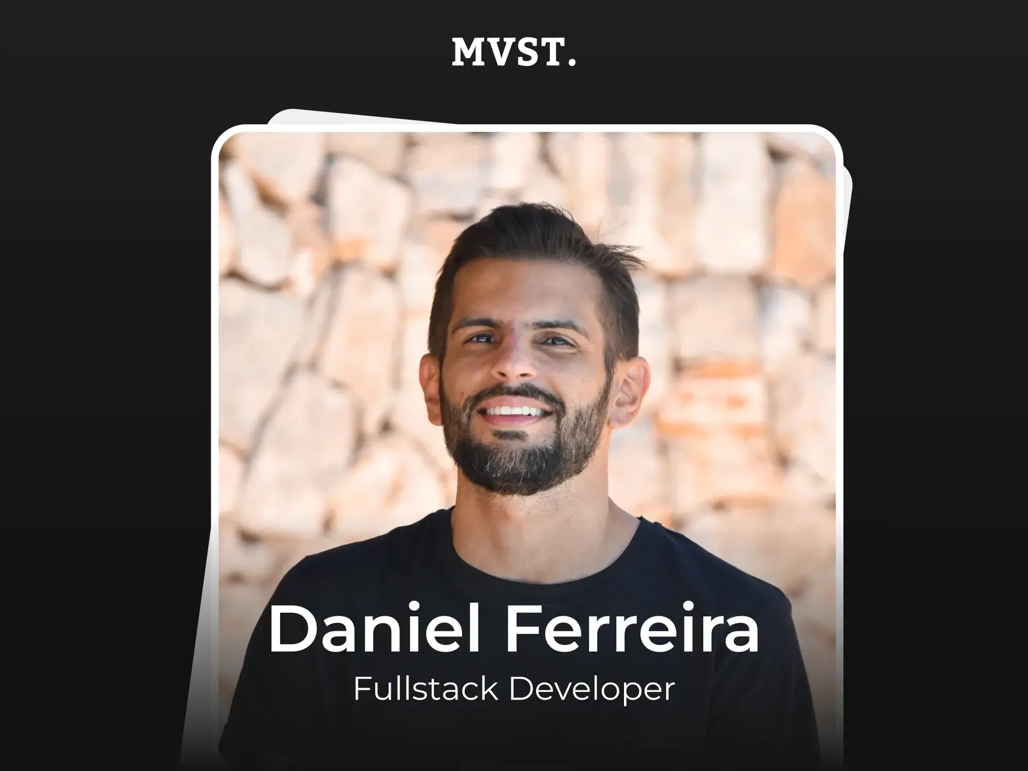 Welcome to MVST, Daniel!
