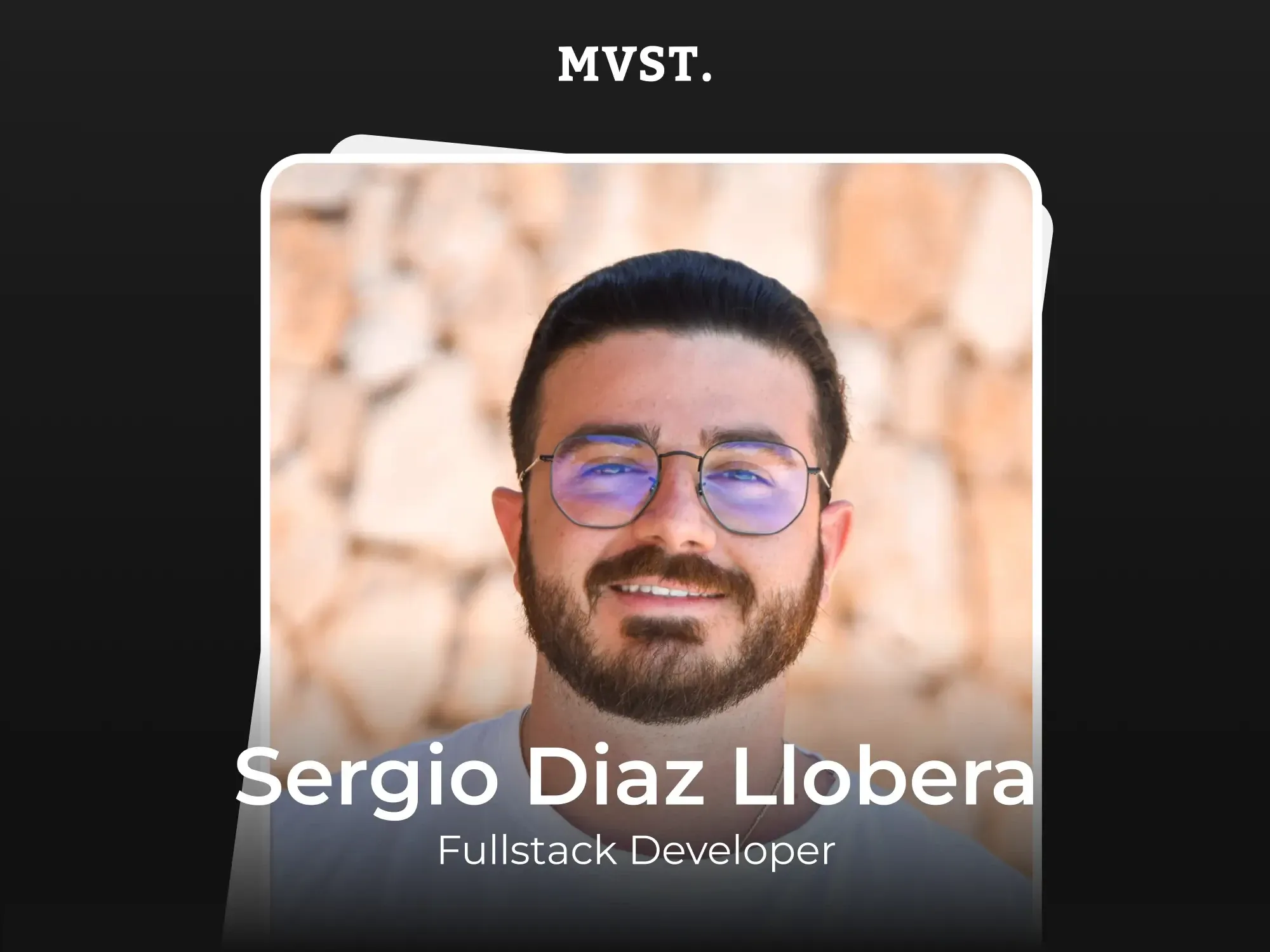 Welcome to MVST, Sergio!