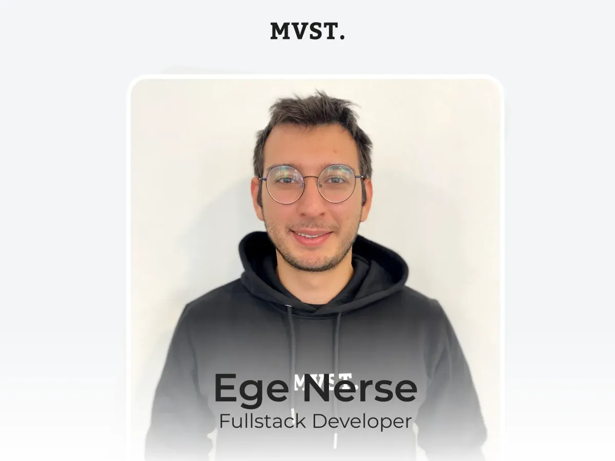 Welcome to MVST, Ege!