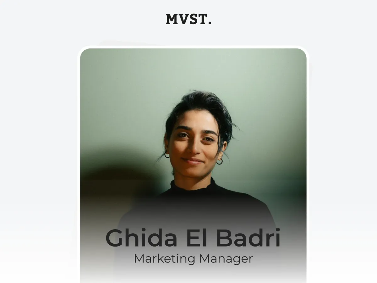 Welcome to MVST, Ghida!