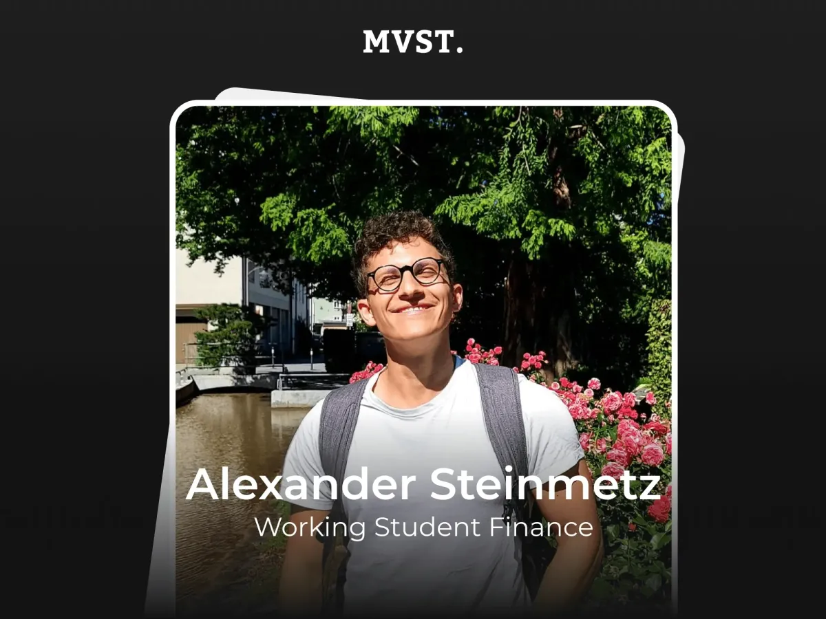 Willkommen bei MVST, Alexander!