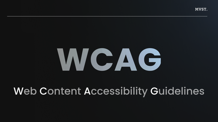 WCAG - Web Content Accessibility Guidelines